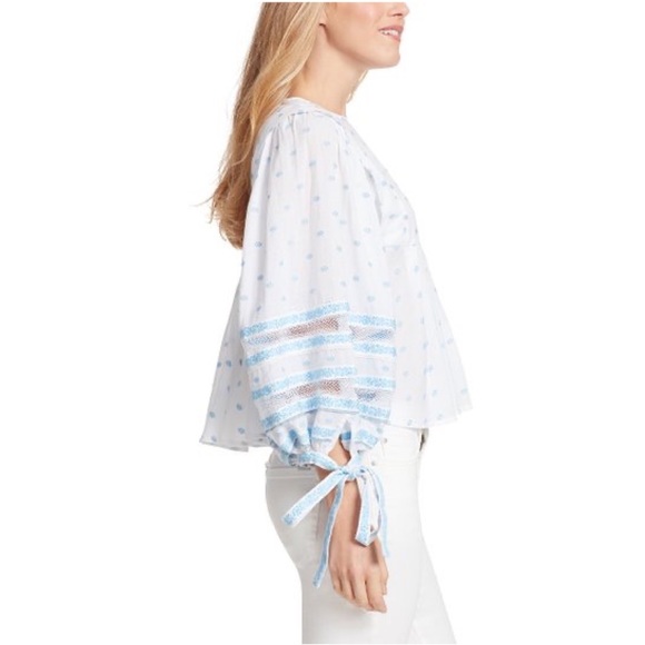 Ella Moss Waverly Puff Long-Sleeve Top L NWT - Picture 3 of 10